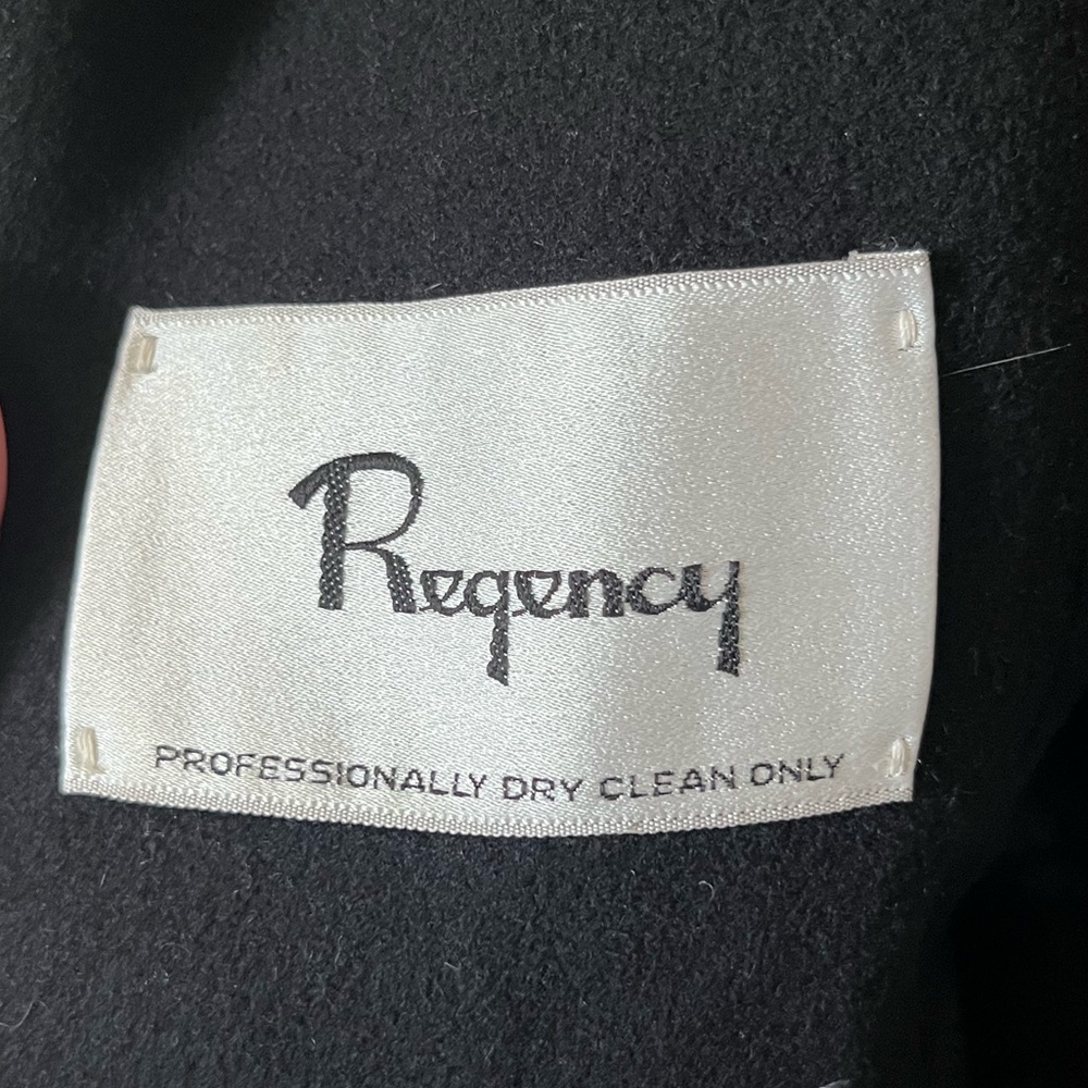 Regency Cashmere Black Trench Coat - Picture 8 of 9